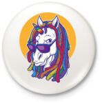 printfashion Rasztás ló - Kitűző, hűtőmágnes - Fehér (6327657)