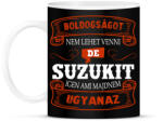 printfashion Boldogságot nem lehet venni de suzukit igen - Bögre - Fekete (16277577)