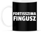 printfashion FORTISSZIMA FINGUSZ - Bögre - Fekete (10440165)