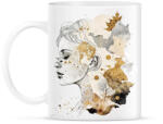 printfashion Absztrakt minimal női vonalrajz - Bögre - Fehér (12674687)