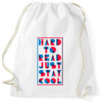 printfashion Maradj laza - Sportzsák, Tornazsák - Fehér (48564)