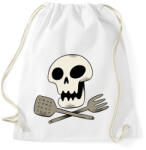 printfashion Koponyás szakács - Sportzsák, Tornazsák - Fehér (8044159)
