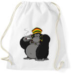 printfashion Gorilla - Sportzsák, Tornazsák - Fehér (1286444)