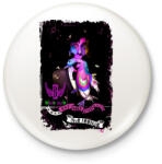 printfashion LIVE FEELING - Kitűző, hűtőmágnes - Fehér (3075228)