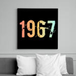 printfashion 1967 - Vászonkép - Fekete (11821005)