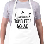 printfashion Így néz ki egy tökéletes 60-as - Kötény - Fehér (4905748)