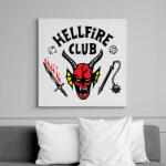 printfashion Hellfire Club - Vászonkép - Fehér (7238946)
