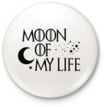 printfashion Moon Of My Life - Kitűző, hűtőmágnes - Fehér (3083670)