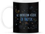 printfashion Az univerzum közepe - Bögre - Fekete (7801702)