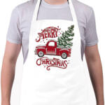 printfashion Boldog Karácsonyt! - Kötény - Fehér (4908808)