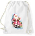 printfashion Vintage télapó - Sportzsák, Tornazsák - Fehér (14951086)