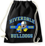 printfashion Riverdale Bulldogs - Sportzsák, Tornazsák - Fekete (2284574)