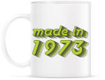 printfashion made-in-1973-green-grey - Bögre - Fehér (790362)
