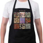 printfashion Pollock - részletek - Kötény - Fekete (11902069)
