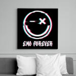 printfashion Emo forever - Vászonkép - Fekete (12537853)