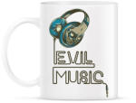 printfashion Evil Music - Bögre - Fehér (4130228)
