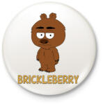 printfashion Brickleberry: Malloy - Kitűző, hűtőmágnes - Fehér (3082870)