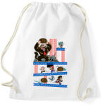 printfashion Dragon Ball - Full color - Sportzsák, Tornazsák - Fehér (12482936)