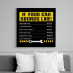 printfashion Car - Vászonkép - Fekete (6643038)