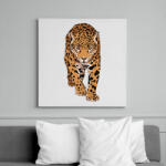 printfashion Jaguár - Vászonkép - Fehér (11660562)