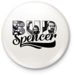 printfashion Bud Spencer fotós - Kitűző, hűtőmágnes - Fehér (9829548)
