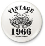 printfashion 1966 - Kitűző, hűtőmágnes - Fehér (6215028)