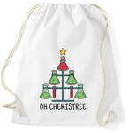 printfashion Karácsonyi kémia - Sportzsák, Tornazsák - Fehér (11428186)