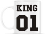printfashion King - Bögre - Fehér (790412)
