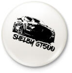 printfashion Shelby GT 500 #1 - Kitűző, hűtőmágnes - Fehér (7593646)