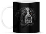 printfashion Berni pásztorkutya portré - Bögre - Fekete (7060735)