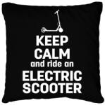 printfashion Ride an electric scooter - Párnahuzat, Díszpárnahuzat - Fekete (13816300)