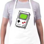 printfashion GameBoy - Kötény - Fehér (4899500)