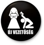 printfashion Új vezetőség - Kitűző, hűtőmágnes - Fekete (3098404)