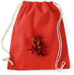 printfashion absztakt tigris portré - Sportzsák, Tornazsák - Piros (1784761)