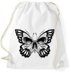 printfashion Koponyás pillangó - Sportzsák, Tornazsák - Fehér (15882778)