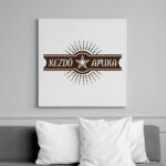 printfashion kezdo-apuka-brown - Vászonkép - Fehér (6623136)