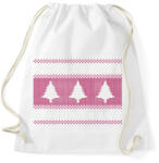 printfashion Karácsonyi csúnya minta - nem csak fa - Sportzsák, Tornazsák - Fehér (5722973)