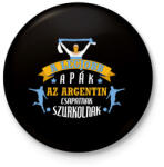 printfashion Argentin csapat - Kitűző, hűtőmágnes - Fekete (10859251)