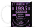 printfashion Legjobb év - Évszámos - Bögre - Fekete (7150290)