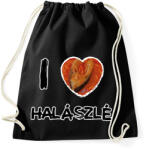 printfashion I love halászlé - Sportzsák, Tornazsák - Fekete (8698335)