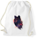 printfashion Universal wolf - Sportzsák, Tornazsák - Fehér (241131)
