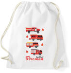 printfashion Fireman retro - Sportzsák, Tornazsák - Fehér (4371079)