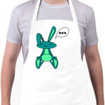 printfashion Nyuszika - Kötény - Fehér (4905714)