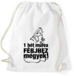 printfashion Férjhez megyek! - Sportzsák, Tornazsák - Fehér (920868)