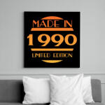 printfashion 1990 - Vászonkép - Fekete (12783718)