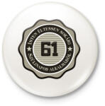 printfashion 61 - Kitűző, hűtőmágnes - Fehér (7192674)