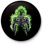 printfashion Végtelen zöld erő - Kitűző, hűtőmágnes - Fekete (3096113)