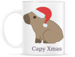printfashion capybara család - mikulás - Bögre - Fehér (14888515)