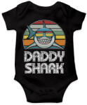 printfashion Daddy shark - Baba Body - Fekete (1338595)