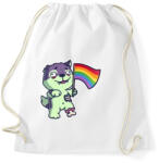 printfashion wolf-lmbt - Sportzsák, Tornazsák - Fehér (14554029)